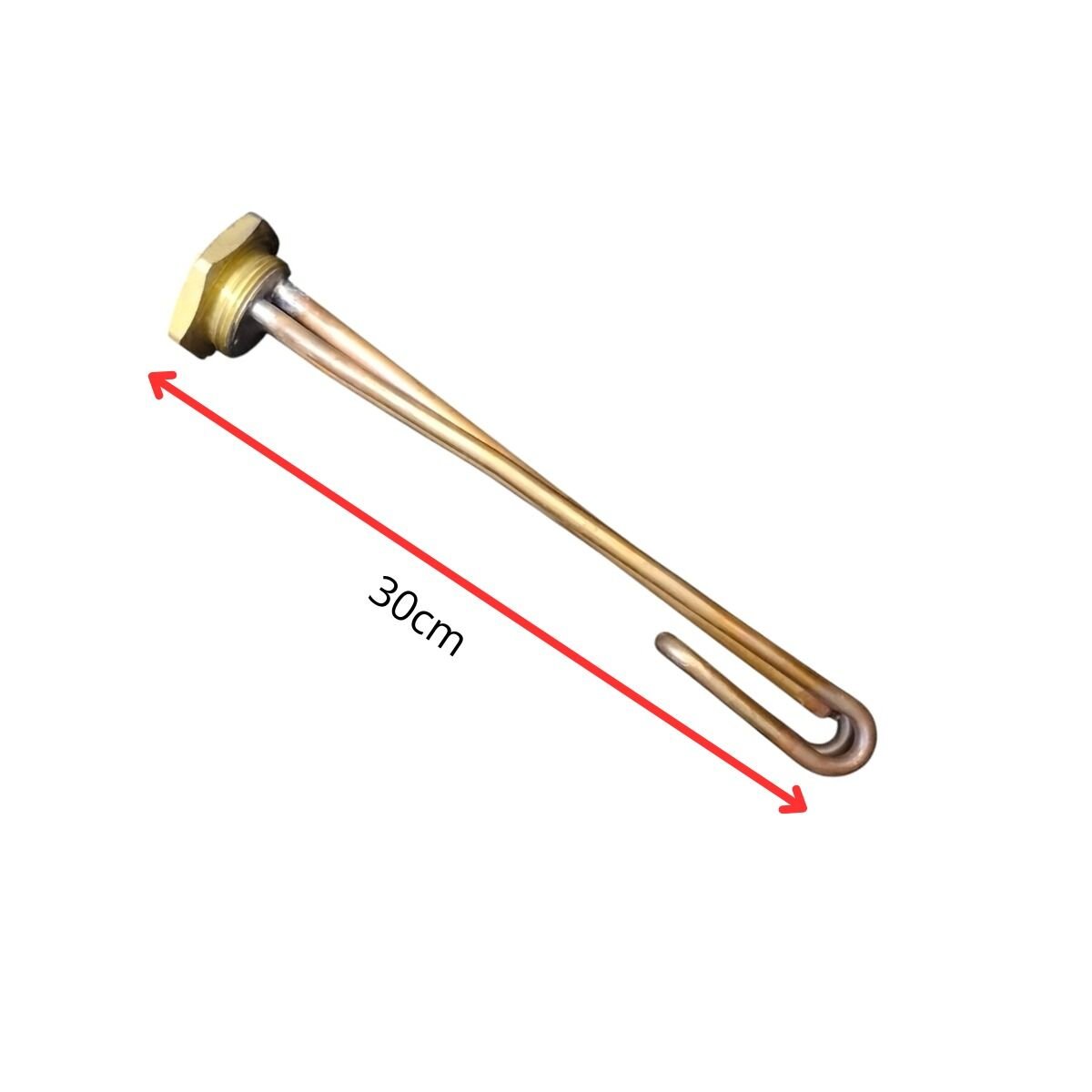 Meşale Çay Kazanı Rezistansı 220 Volt 2000 Watt Bakır Kalın Dişli