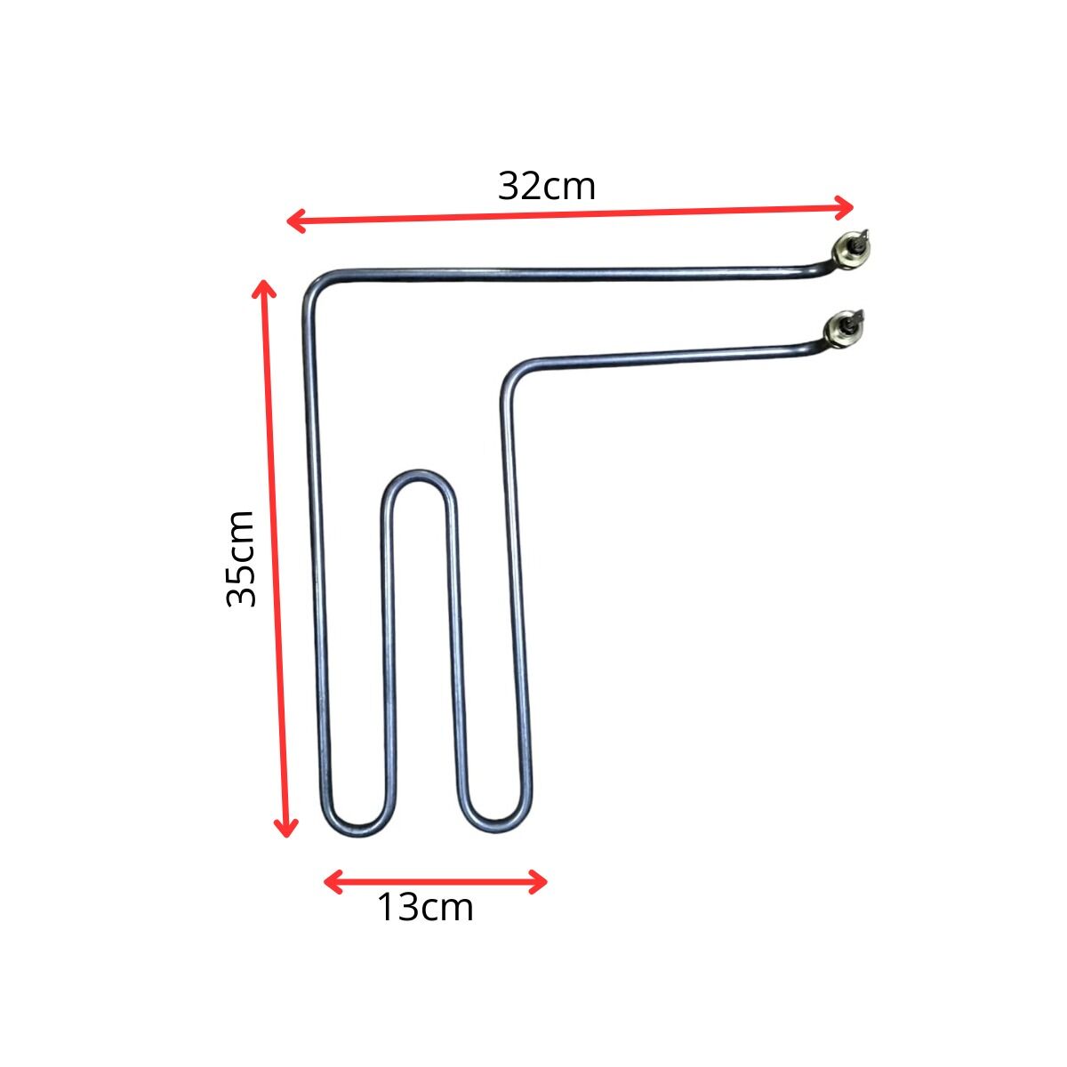 Benmari Rezistansı F tipi Kıvrık 220 Volt 2500 Watt