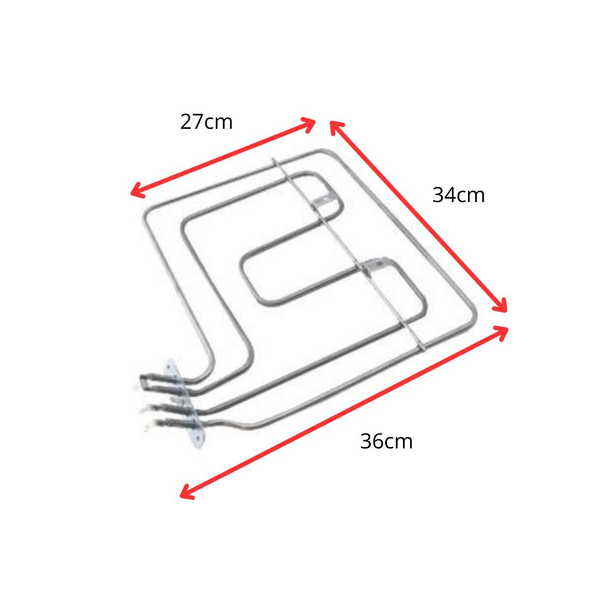 Arçelik-Beko-Altus -Ankastre Fırın Rezistansı  230 Volt 1100+1100 Watt
