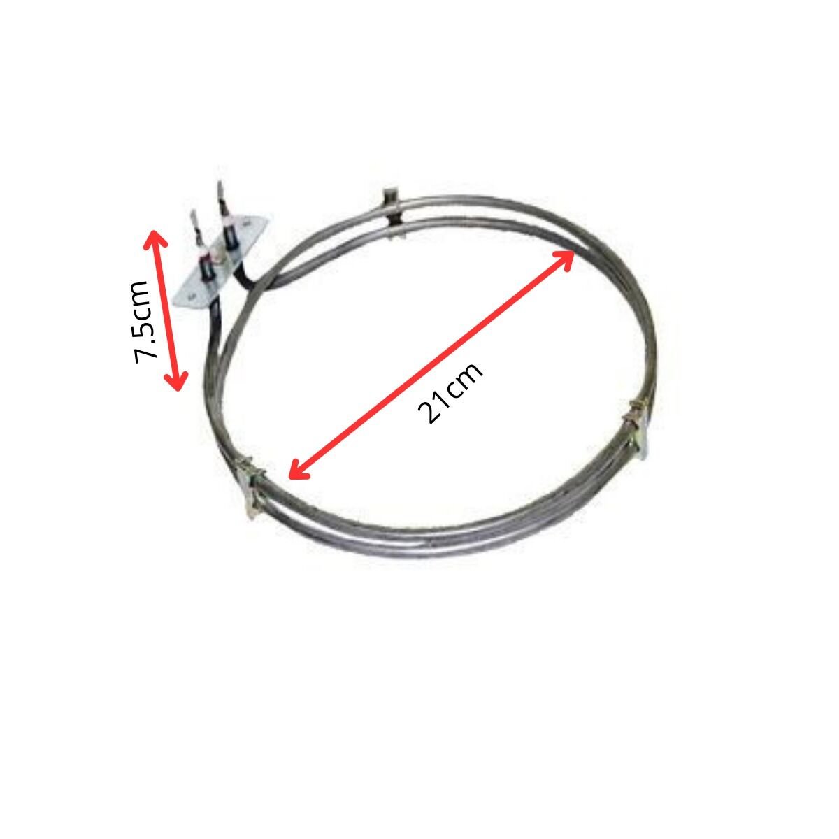 Vestel-Arçelik-Beko-Demirdöküm-Aygaz Uyumlu Turbo Fırın Rezistans Rezistansı 2400 Watt