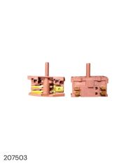 Fırın Anahtarı Komitatörü 2+2 Soketli