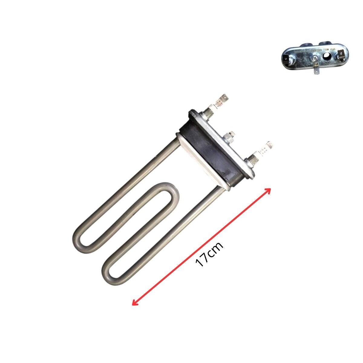 Hotpoint Ariston Indesıt Çamaşır Makinesi Rezistansı Delikli 17 CM 1700 Watt