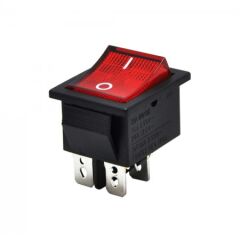 Geniş Işıklı Anahtar Kırmızı 16 amper