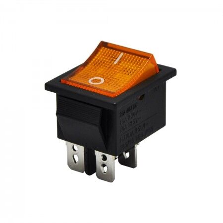 Geniş Işıklı Anahtar  Sarı 16 Amper