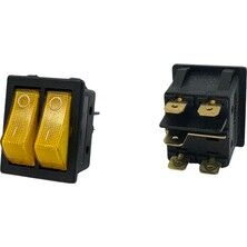 İkili Işıklı Anahtar Sarı 16 Amper